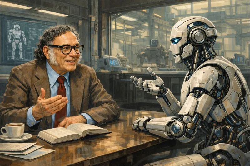 Azimov_with_robot