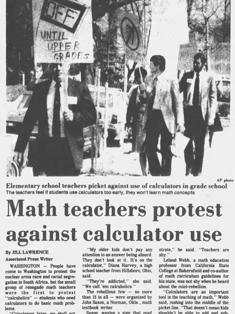 math_teachers_against_calculators_1986