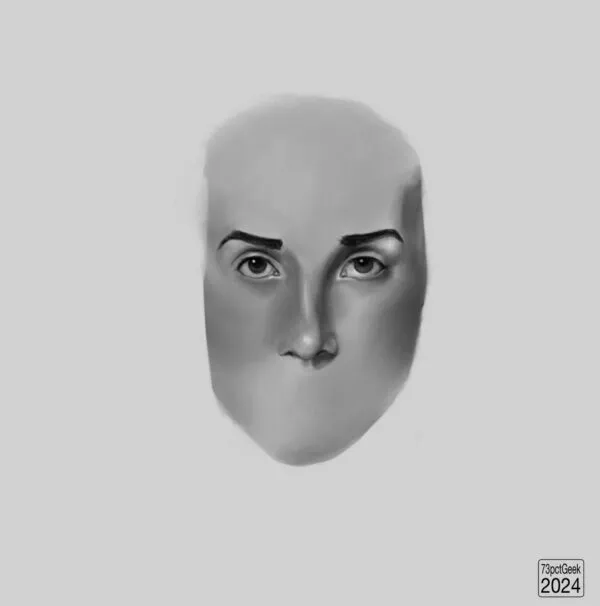 First (unfinished) attempt at a digital pencil master study of Lady Agnew of Lochnaw by John Singer Sargent.