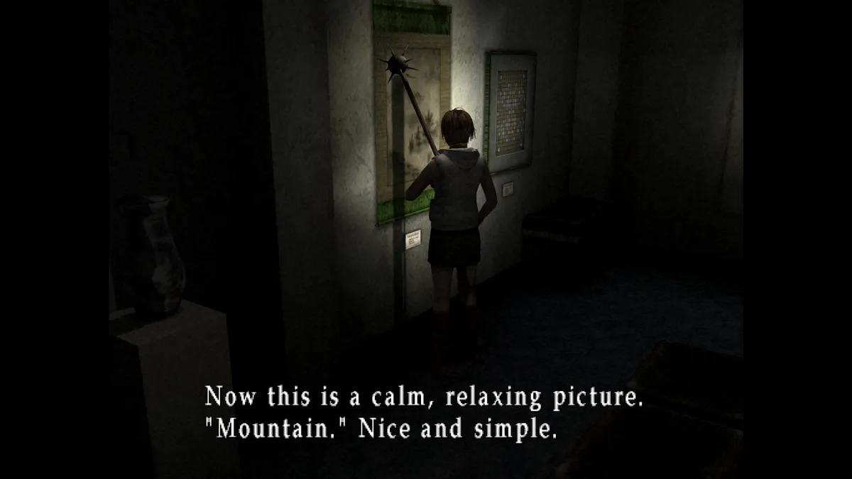 Heather prefers her paintings simple