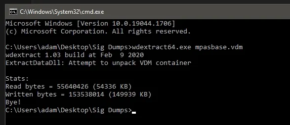 wdextract