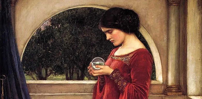 John_William_Waterhouse_-_The_Crystal_Ball cropped