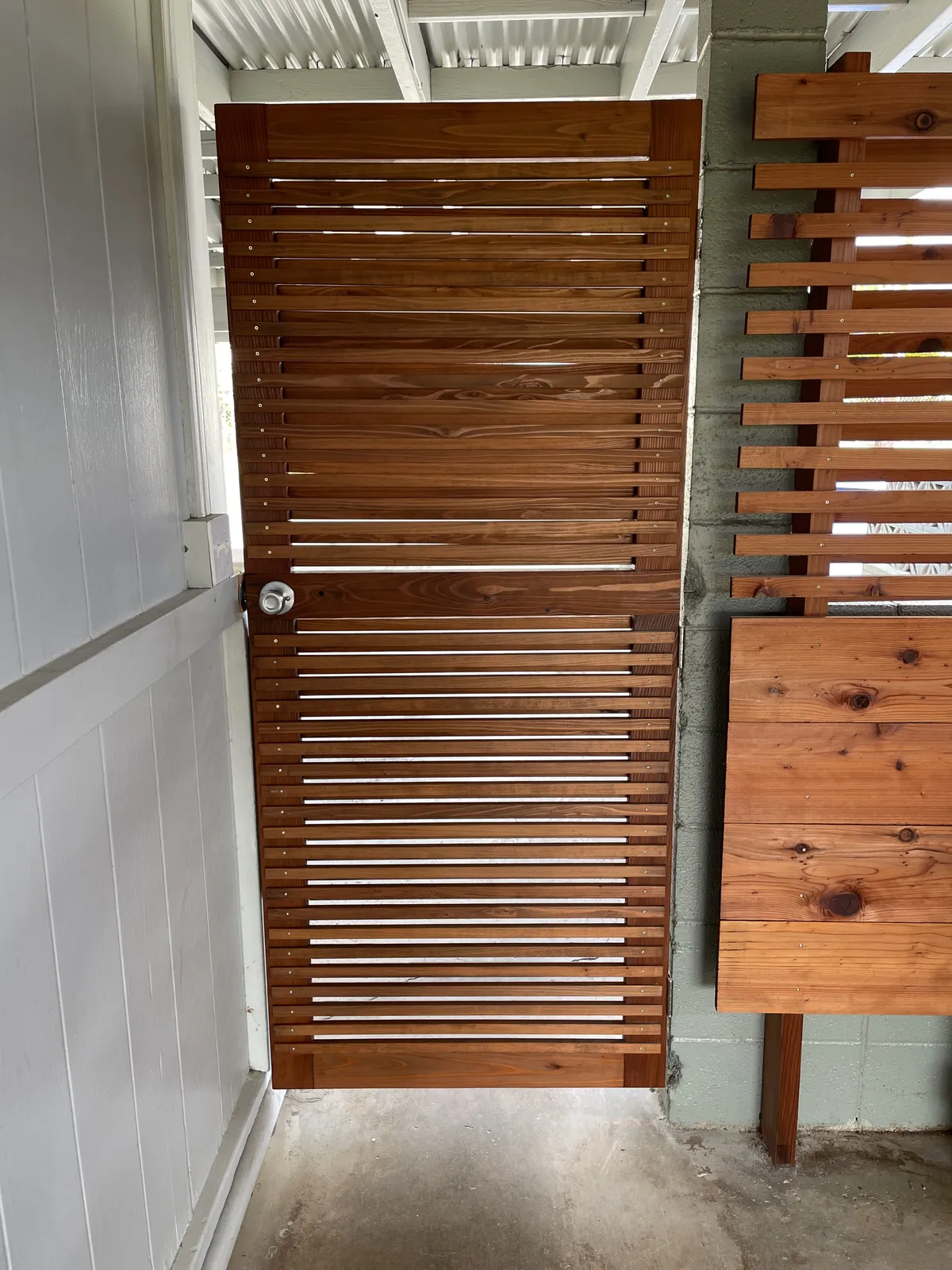 interior of door