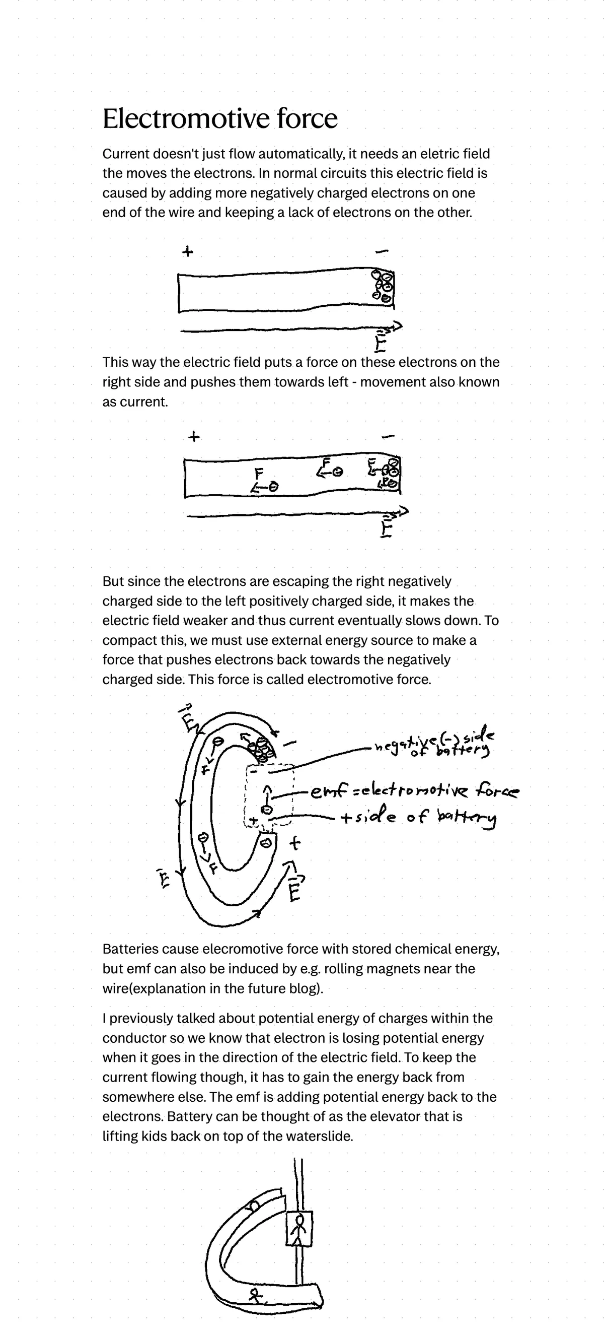 Electromotive force and energy in circuits - page 1