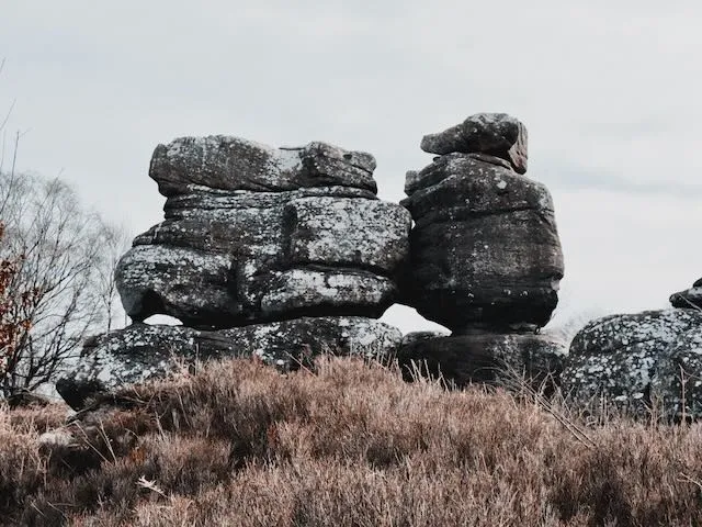 Rock formation at Brimham Rocks