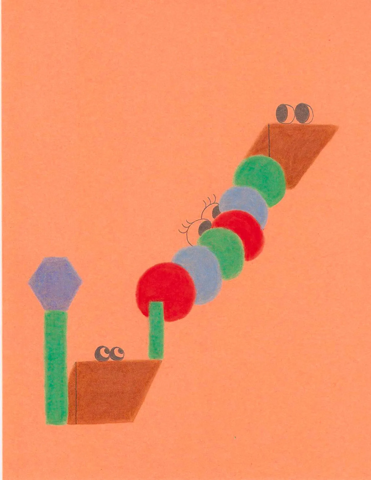 criaturita escondida y otras dos que la ven