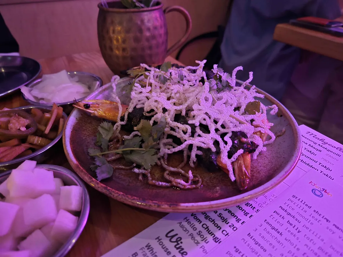 grilled shrimp mandu