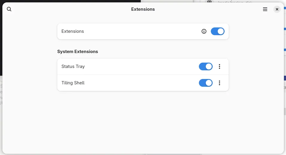 ExtensionsScreen