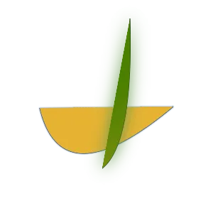 A thin vertical green arc appears on top of the previous image.