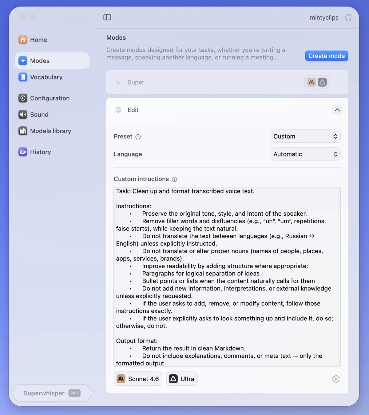 superwhisper-prompt-settings