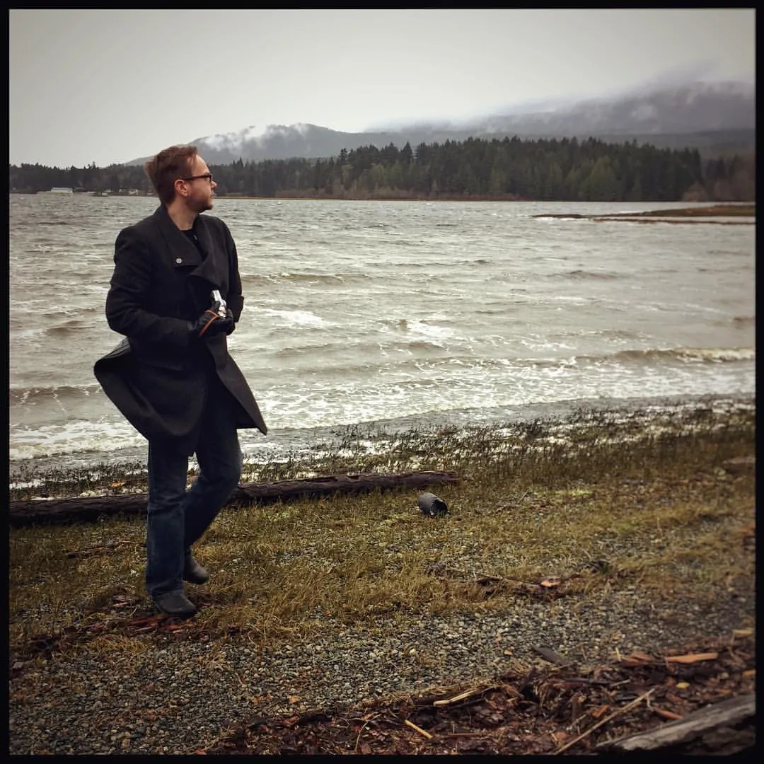 Me in Tofino, 2017. Younger. Leaner. Chillier.