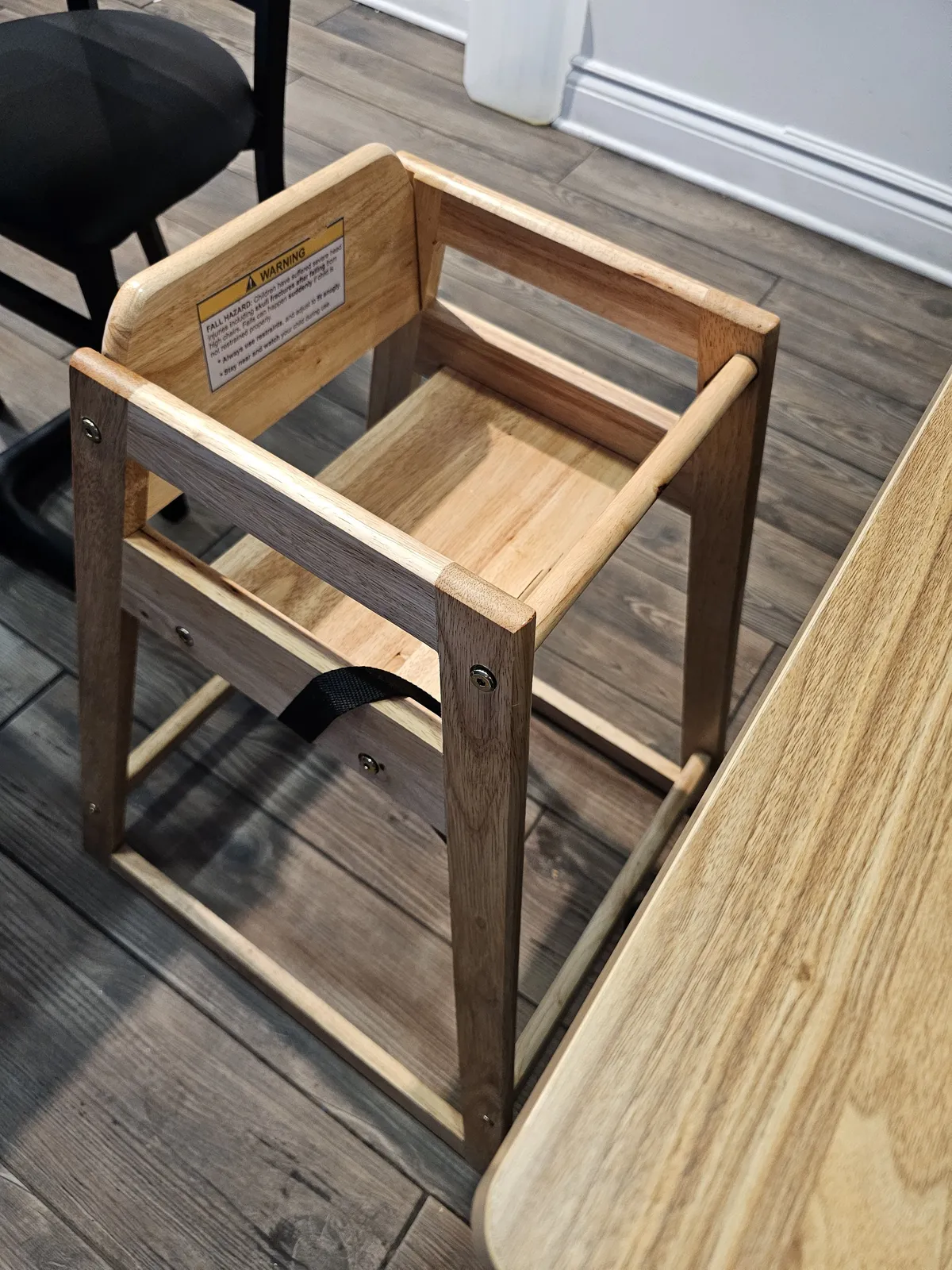 They even have high chairs!