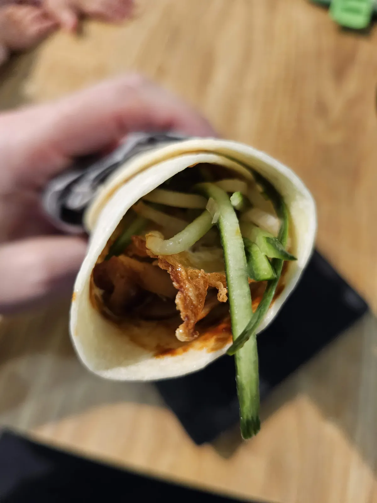 Braised Chicken Wrap