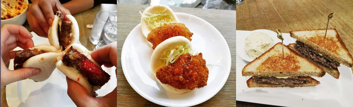 Momofuku Pork Buns | Chicken Salmon Roe Buns | Kastu Sando