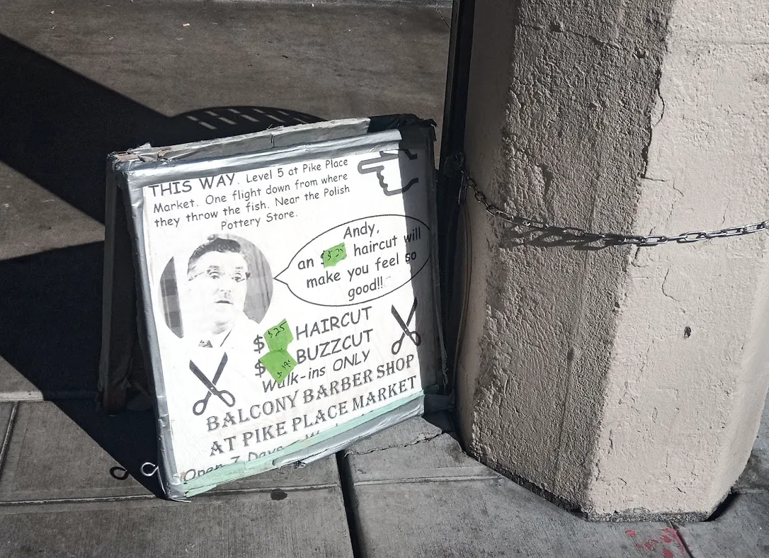 andy! an $25 haircut