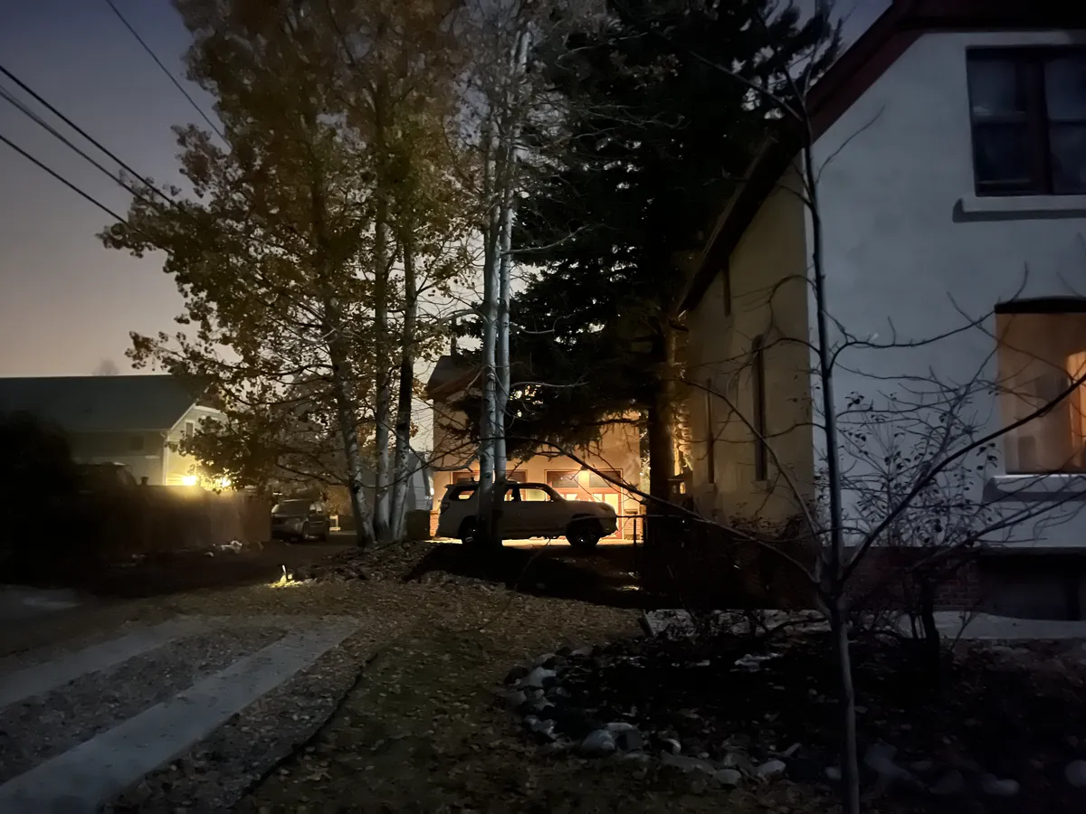 glowing car