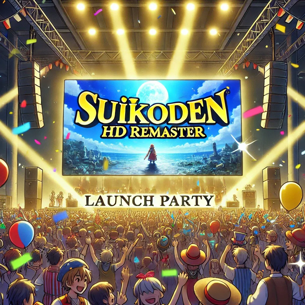suikoden hd remaster launch party