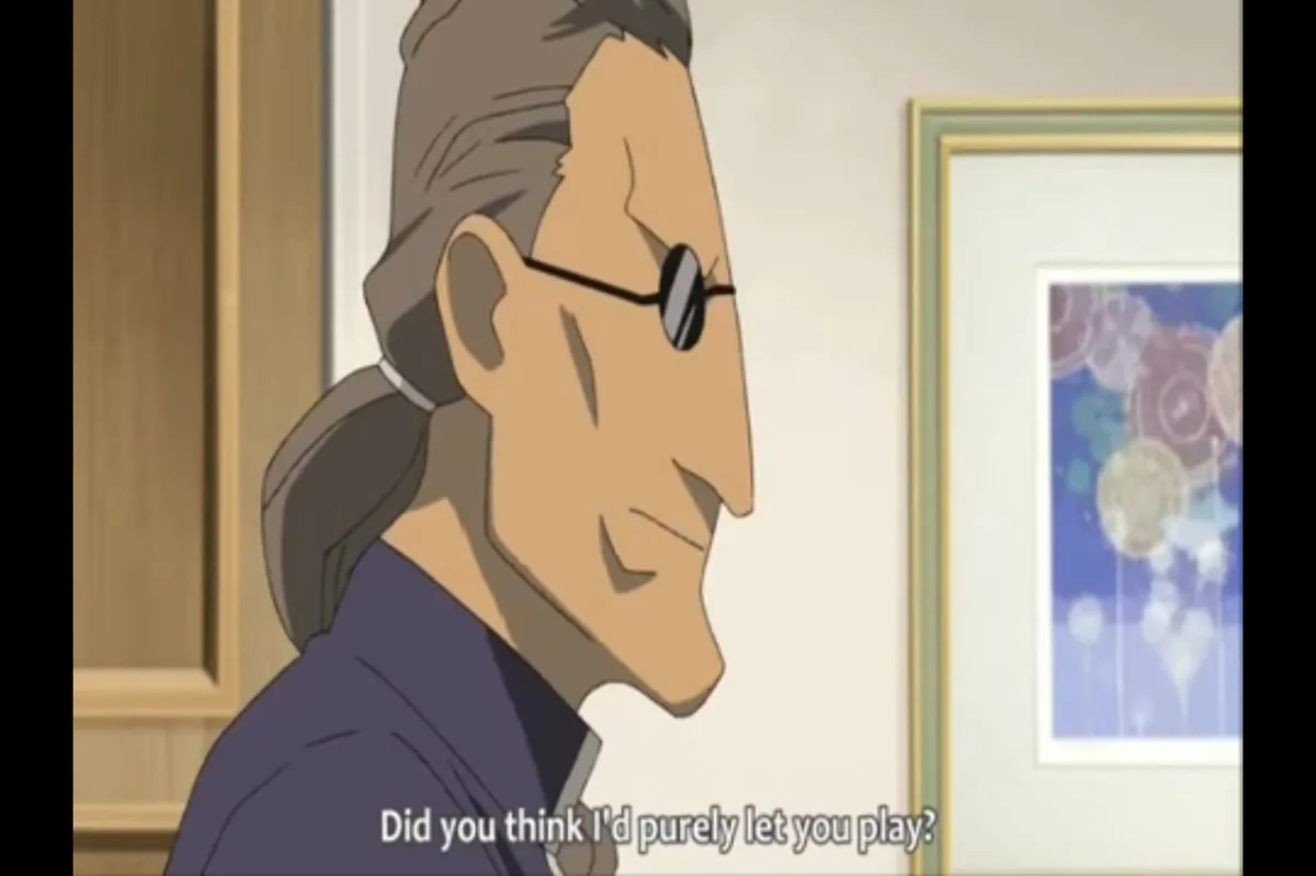 Kageyama Reiji says, "Did you think I would purely let you play"