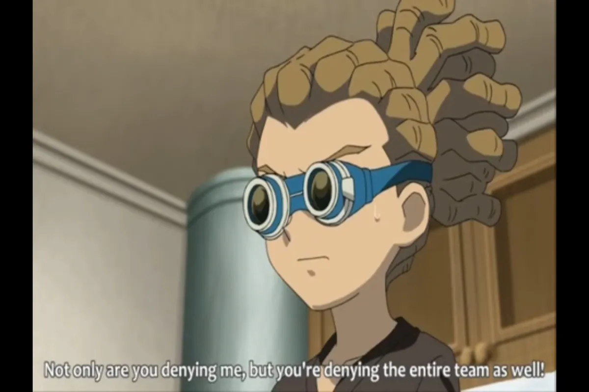 Kidou: "Not only are you denying me, but you're denying the entire team as well!"
