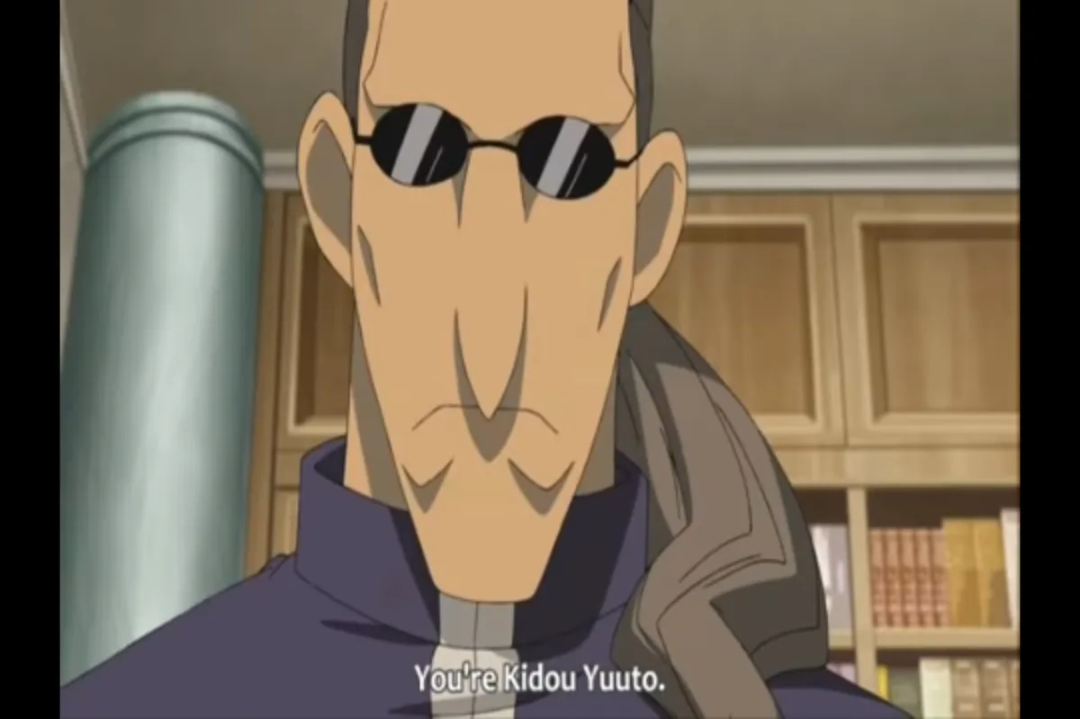 Kageyama finally answers Kidou Yuuto's initial question, "You're Kidou Yuuto."