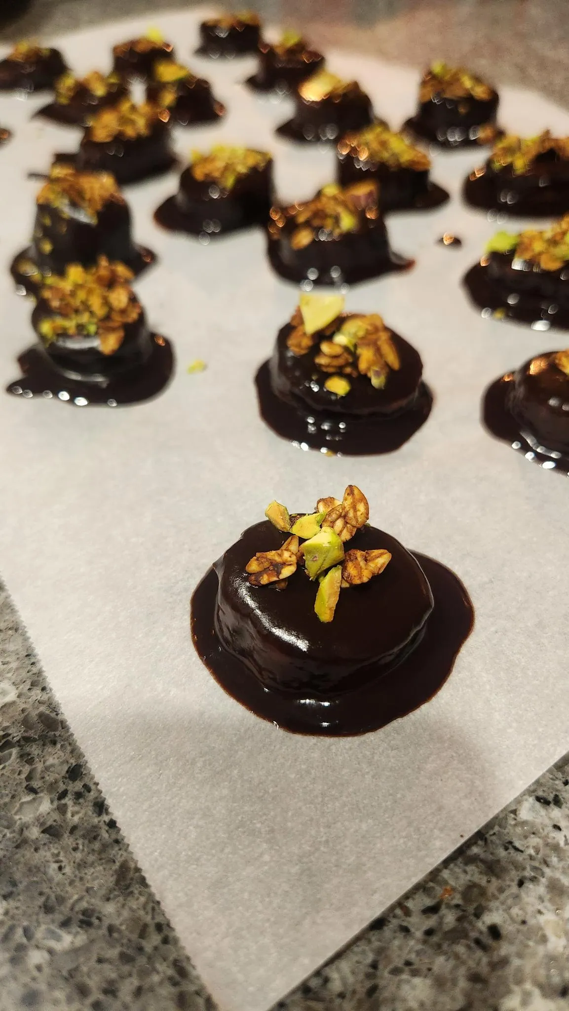 chocolate banana bites