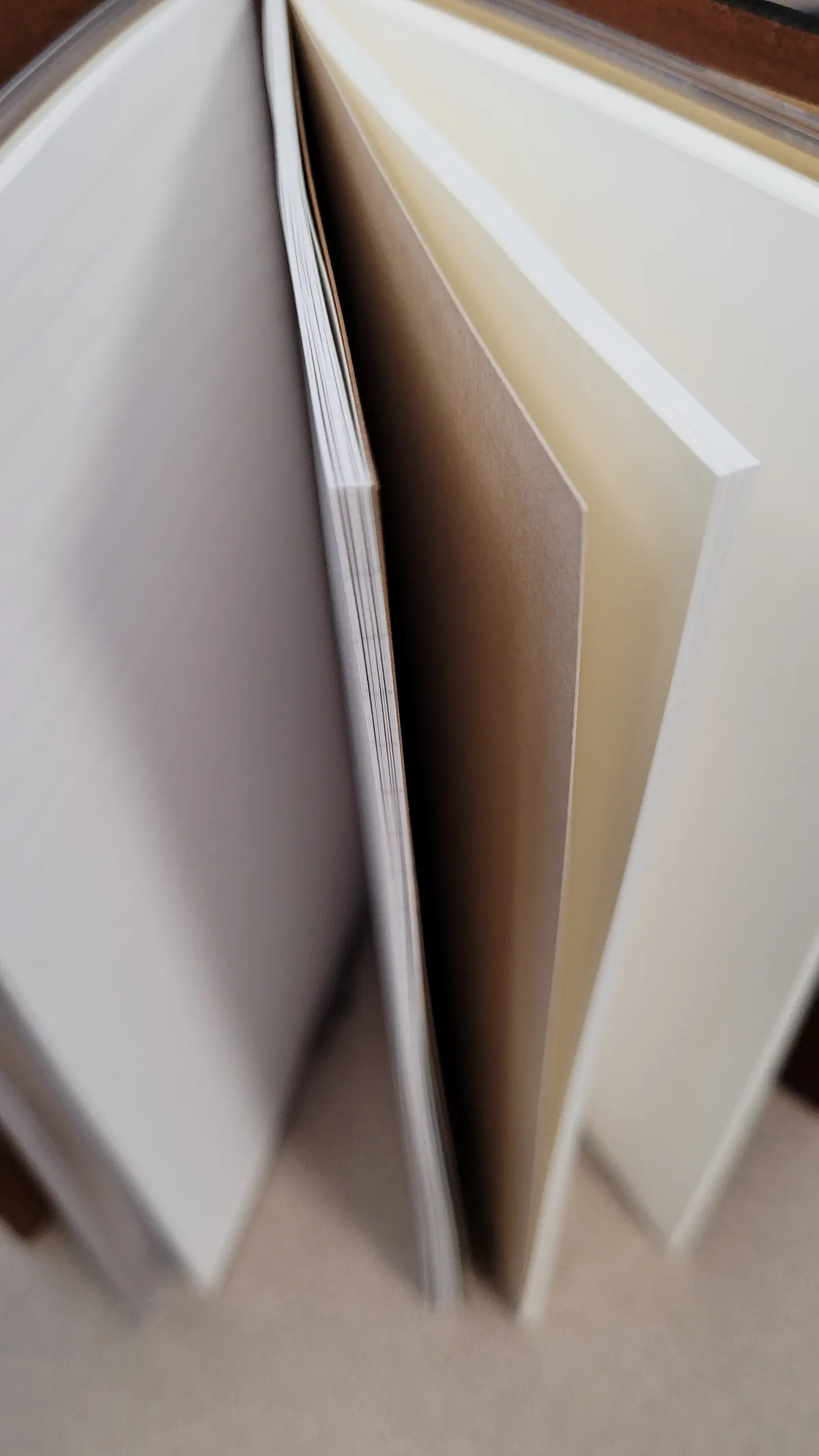 An open Traveler's Notebook