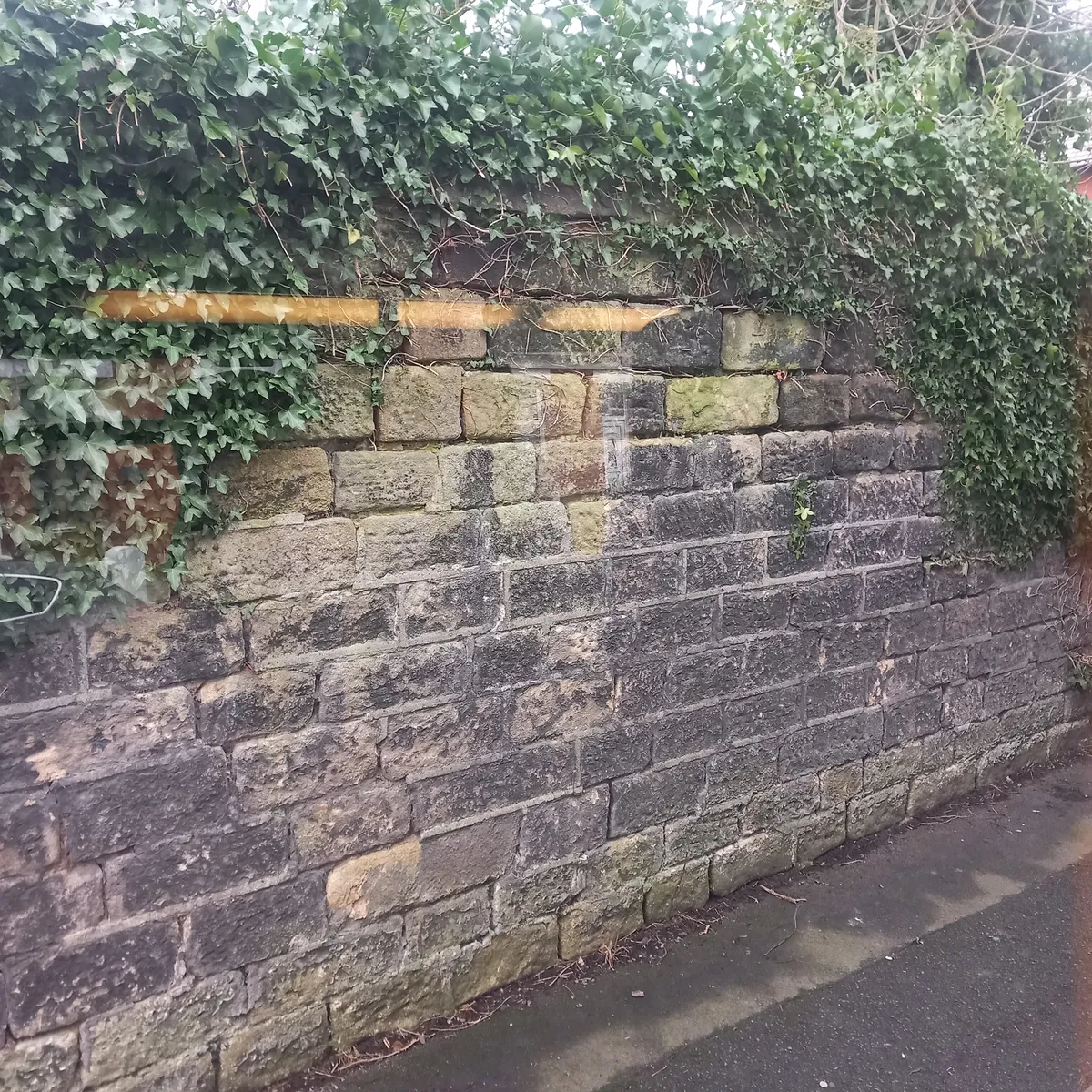 I saw this wall on the bus and it has aura so I took a photo. I don't remember where it is but maybe I'll find it again one day.