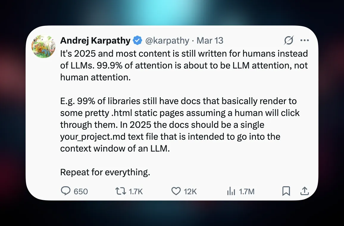 Karpathy Tweet
