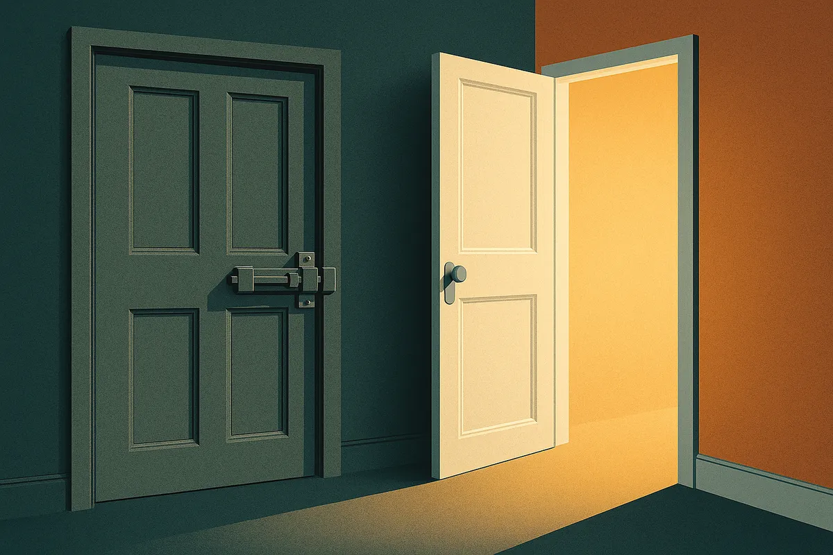 AABlockeddooropendoor