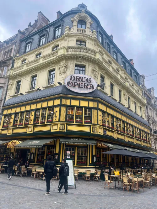 beautiful old house saying drug opera