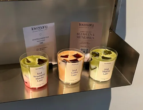 iced beverages candles
