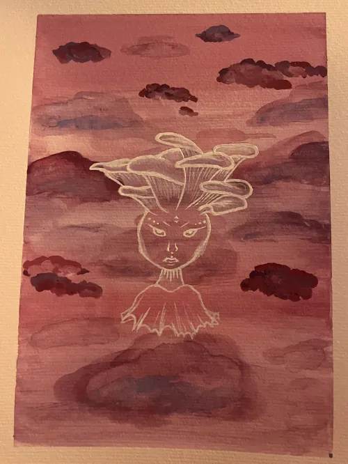 mushroom lady