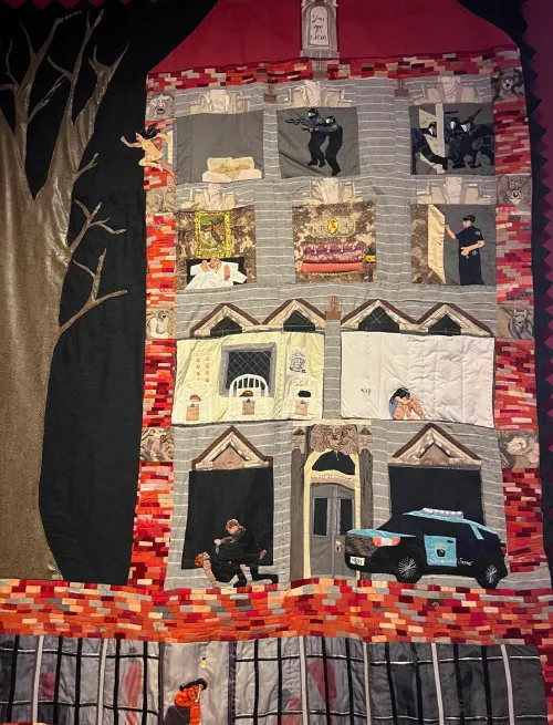 quilt of police violence