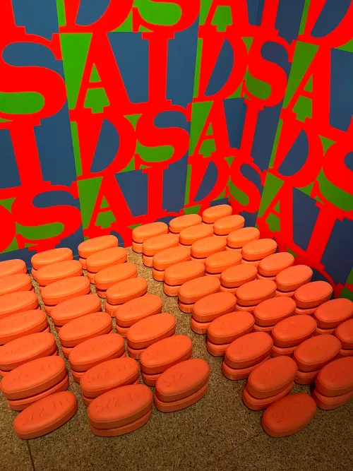 aids, and clay pots of HIV medicine