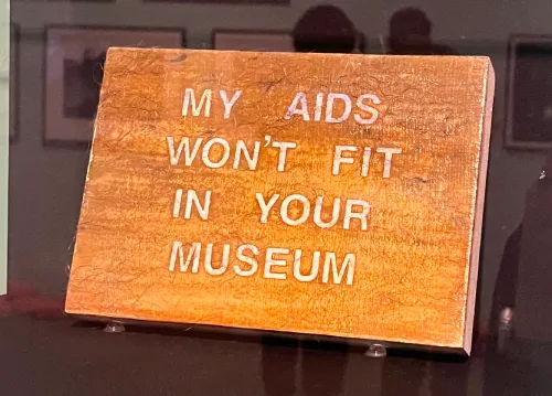 my aids won't fit in your museum