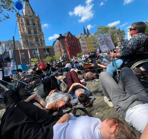 people lying on the floor today