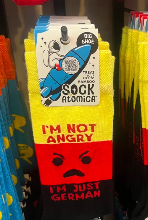not angry just german