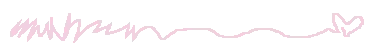 Pixely scribble that ends in a heart shape