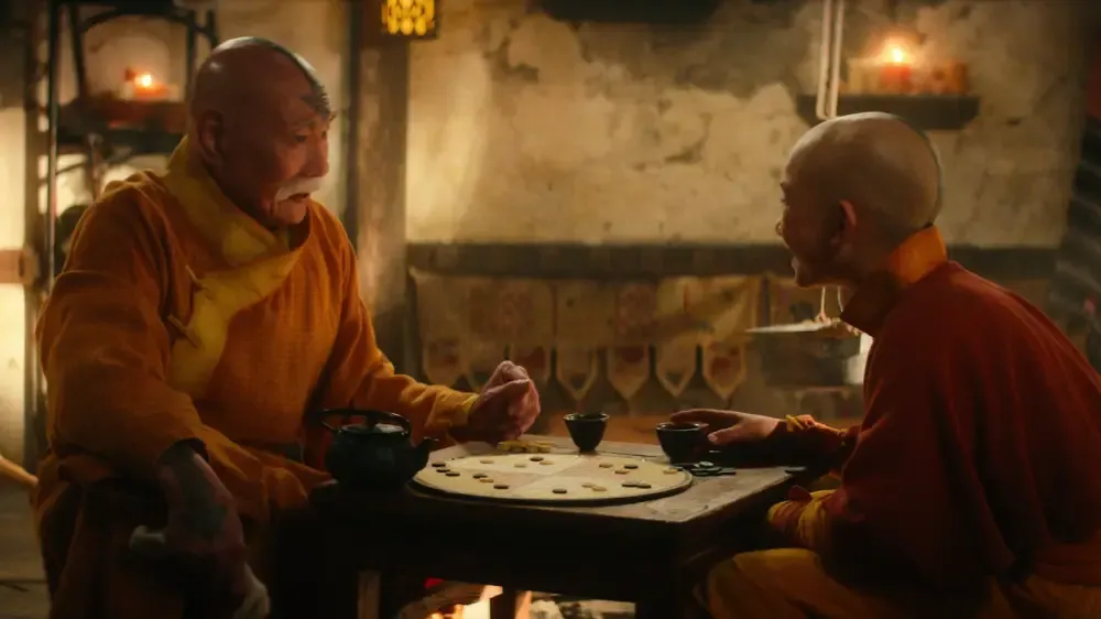 Aang's short-lived reunion with an old friend.