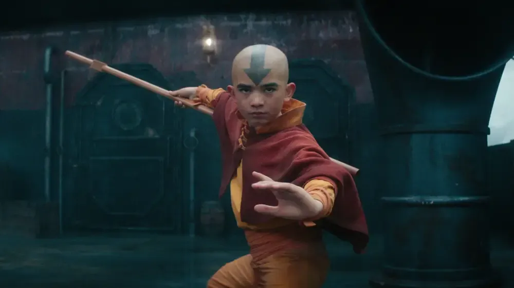 Aang enters the fray.
