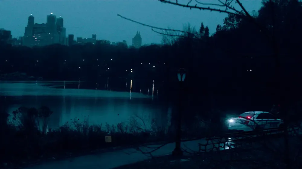 Creepy evening shot in East Harlem by the water.