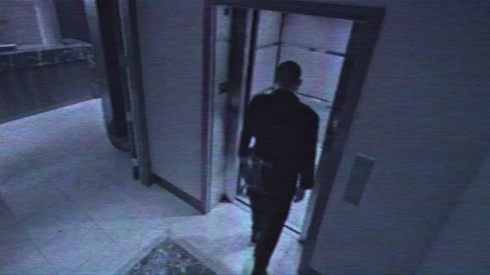 Creepy security cam footage of the prime suspect.
