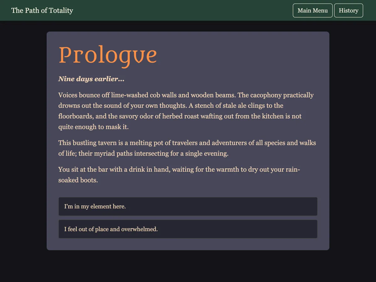 Screenshot of The Path of Totality
