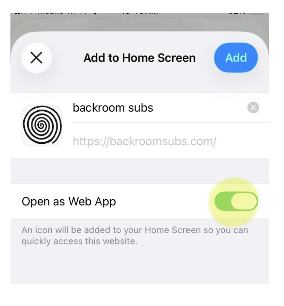 iPhone Quick Access Step 3