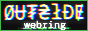 Webring badge. Black background. Text (distorted): Outside but written as ØɄ₮₴łĐɆ