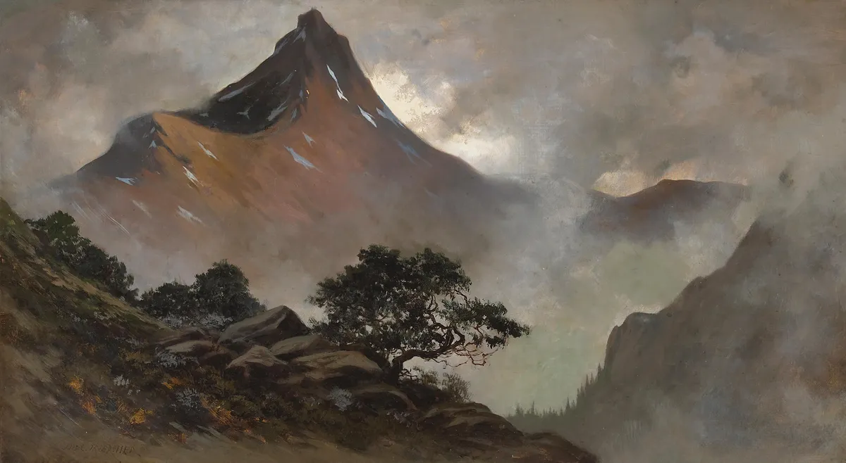 Jules_Tavernier_-_Mountain_landscape