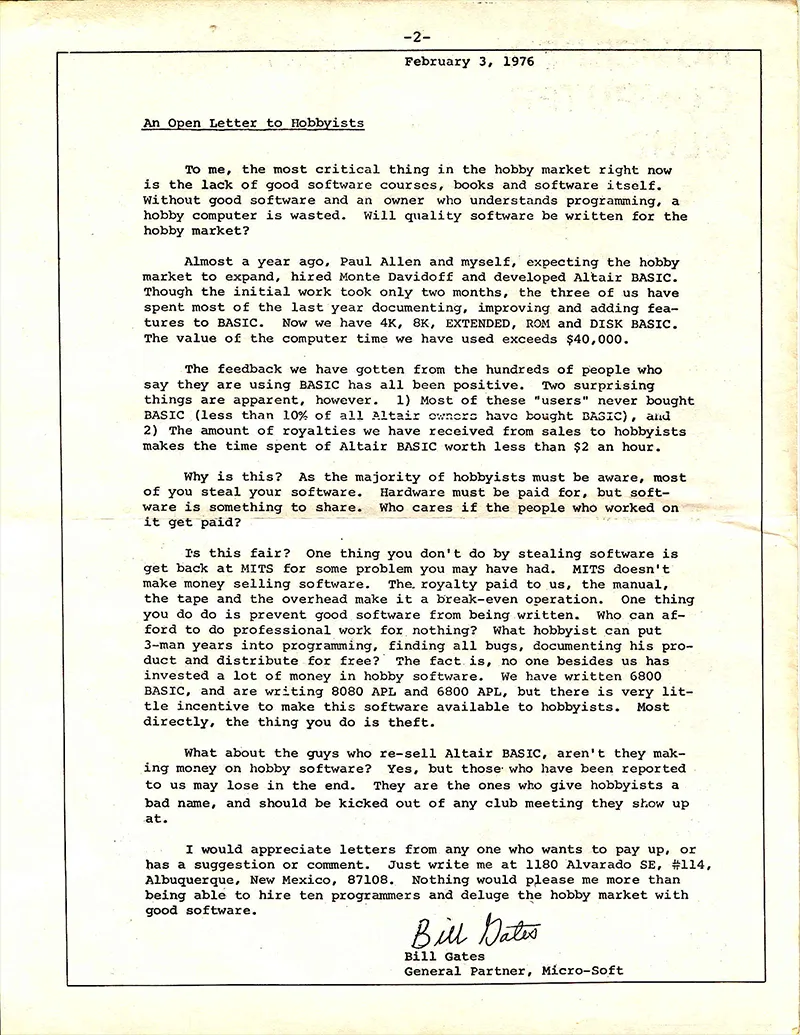 openLetter