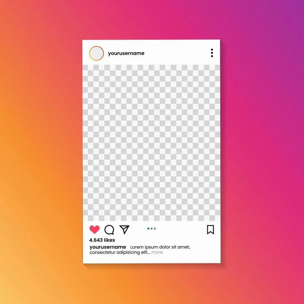 simple-instagram-post-template-free-vector