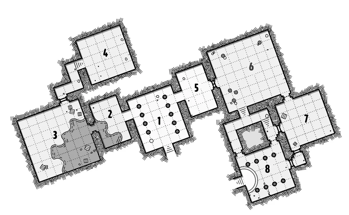 ruined temple map