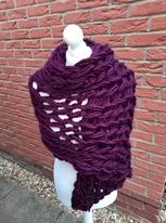 arm knitted wrap